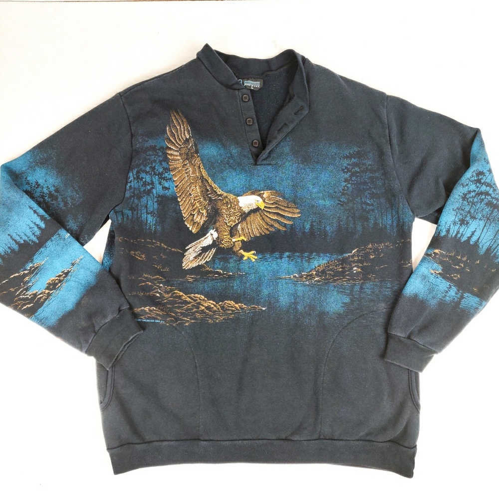 Vintage Eagle Sweatshirt AU Sportswear 1992 Kanye